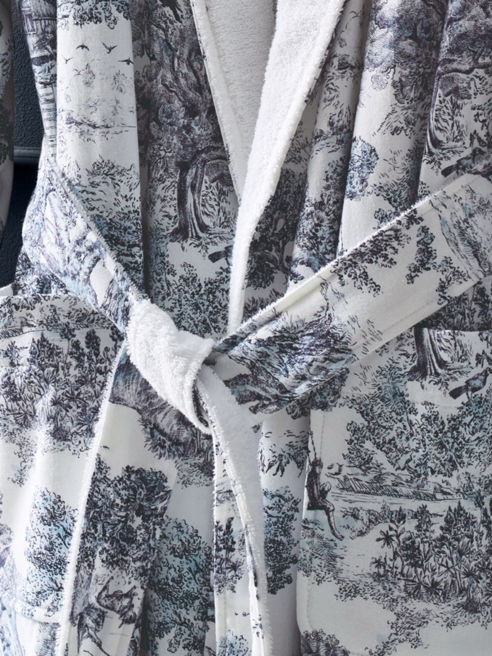 NWT Brandon Maxwell x Pottery Barn Groveland Toile robe XL - Picture 3 of 9